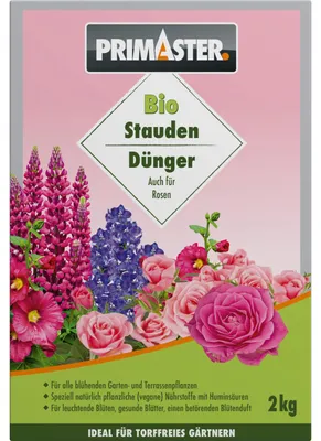 Produktbild von Organisch-pflanzlicher und torffreier Staudendünger 2 kg mit Sofortwirkung