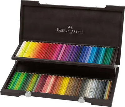 Produktbild von FABER-CASTELL Buntstifte POLYCHROMOS 120er Holzkoffer