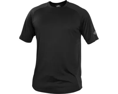 Produktbild von Rawlings RTT Crew Neck Short Sleeve S 100% Polyester Schwarz Multi-Sport Shirt