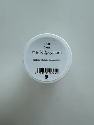 Produktbild von Kabos Magic Dip System Dipping Powder Acrylpulver für Nägel 001 Clear 20g