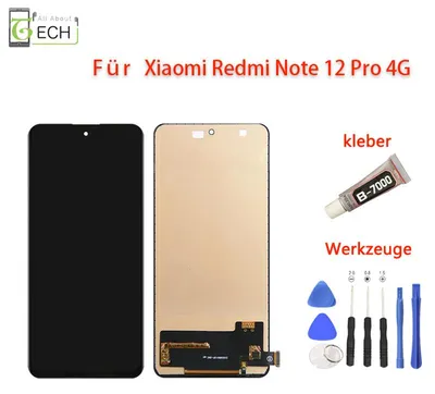 Produktbild von Für Xiaomi Redmi Note 12 Pro 4G LCD Display Touchscreen Bildschirm