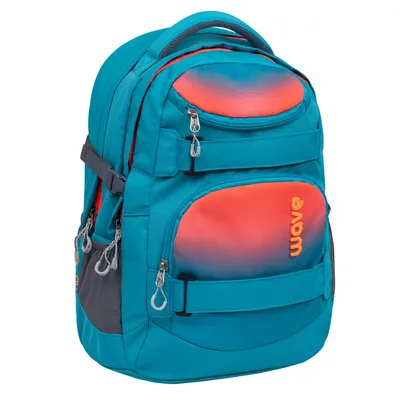 Zdjęcie produktu dla Plecak szkolny Infinity "Ombre Neon Orange i Bluebird"