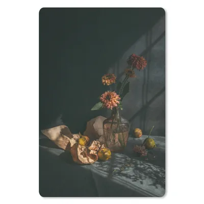 Produktbild von MuchoWow® Mauspad Mousepad Obst - Blumen - Stilleben 18x27 cm - Mousepads - Maus Mat - Pad - Mausunterlage