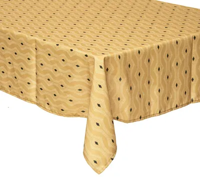 Produktbild von Bedruckte Tischdecke "Quinta" - fleckenabweisend - grün 140x240 cm - Atmosphera créateur d'intérieur