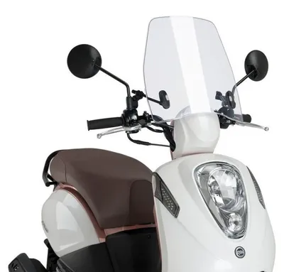 Produktbild von PUIG 9775W Rollerscheibe Trafic passend fuer SYM MIO 115 ie E4 Transparent