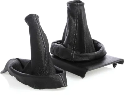 Produktbild von Schaltsack + Handbremssack passend für Opel Corsa A Bj. 1982-1993 weiße Naht