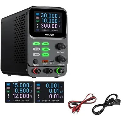 Image de Alimentation électrique, affichage haute précision, utilisation polyvalente, 30 V 10 A, prise UE 220 V