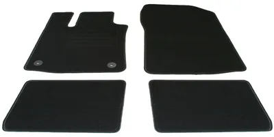 Fußmatten Set für Renault Twingo 2, Bj. 9/2007-12/2011, schwarz