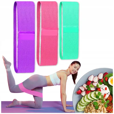 Produktbild von Gline HBS3 Hip Band Widerstandsbänder Set 3 Stück