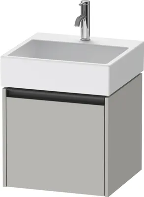 Produktbild von Duravit Ketho.2 Wastafelonderkast 48,4x46x44 cm Mat Betongrijs