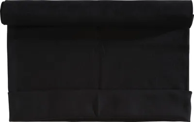 Produktbild von Bündchenstoff 1x1 Rippe "Uni", Schlauchbreite ca. 35 cm, Meterware Schwarz