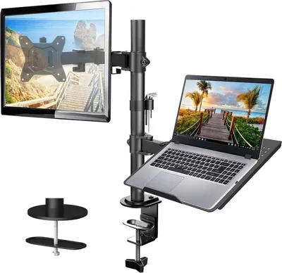 Produktbild von Monitor Laptop Halterung 2 Monitore 13-32 Zoll VESA 75/100