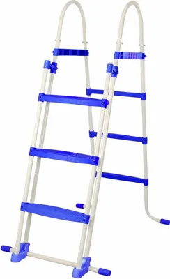 Produktbild von Swim Essentials Poolleiter Blau, 104 x 100 x 68,5 cm | Pool Einstieg Leiter Pooleinstieg Swimmingpool Schwimmbecken