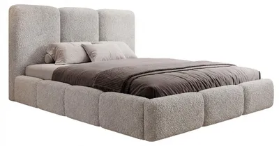 Zdjęcie produktu dla Łóżko tapicerowane DreamLux Capri 120 x 200 cm ze stelażem i pojemnikiem na pościel tkanina Abriamo 5, productTiles.product.images.aiGenerated