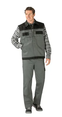 Produktbild von Planam  Tristep Weste grau/schwarz Gr. XXL, 1254060