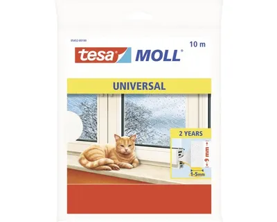 Obrázok produktu pre Tesnenie do okien a dverí pena, 9 x 6 mm x 10 m, TESA