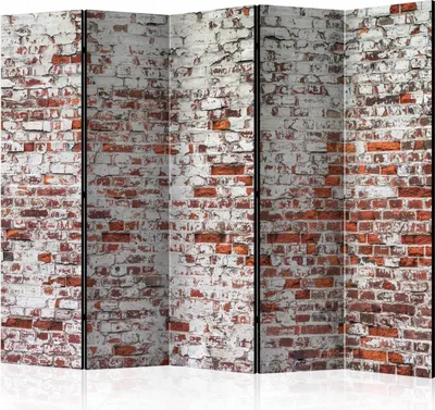 Produktbild von 5-teiliger Doppelseitiger Vlies Paravent - Echo of Time II 225x172 cm Muster f-A-0452-z-c