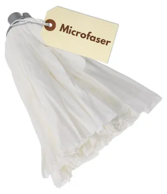 Produktbild von 3er Set Wischmopp Ersatzkopf Polyester Mop Set Boden Wischer Moppkopf Mopp zum Bodenwischen Wischkopf Mikrofaser Wischmopkopf Bodenwischer Aufsatz