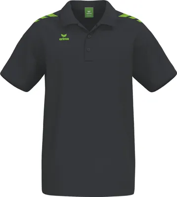 Produktbild von Erima Cmpt Wings Poloshirt Schwarz/grüner Gecko - 3XL