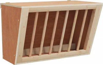 Produktbild von vidaXL Heuraufe für Kaninchen 37x18,5x23 cm Massivholz Tanne