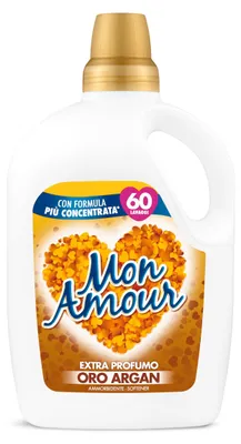 Produktbild von Felce Azzurra Mon Amour Weichspüler Gold Argan, 60 Waschgänge, 3000 ml