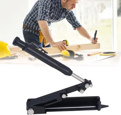 Immagine prodotto di Segnatore per fori profondi Compasso multifunzionale per la lavorazione del legno e l'edilizia, strumento pieghevole per tracciare linee curve – Per falegnami e ingegneri