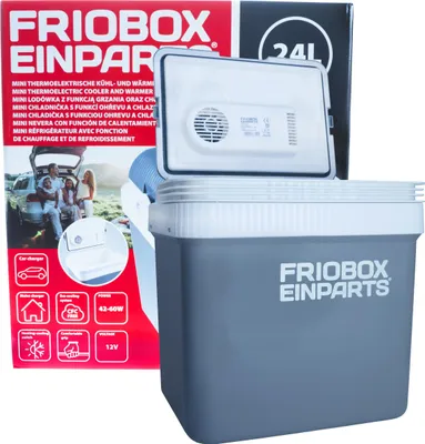 Obrázok produktu pre Termoelektrická chladnička 24L EinParts s funkciou chladenia a ohrevu, napájanie 12V230V