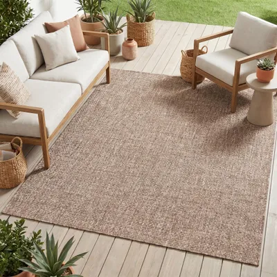Obrázok produktu pre Tapiso, vonkajší koberec Verano, moderný dizajn, hnedý, vhodný do kuchyne, na balkón, rozmer 60 x 200 cm