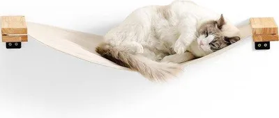 Produktbild von Famanu Katzenhängematte 36 x 33 cm für DIY Katzenregale und Katzenwände - geeignet für Kätzchen, mittelgroße und große Katzen