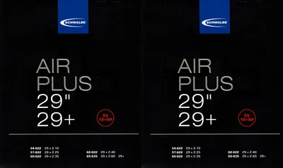 Produktbild von 2x Schwalbe Schlauch SV19+AP 29 Zoll Plus (54/65-622) Air Plus