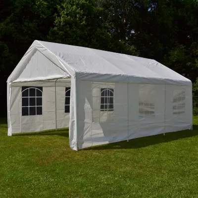 Produktbild von VCM Pavillon | Maße ca. 4x6x3 m | wasserabweisende 180g / m² PE Plane | Partyzelt | Gartenzelt
