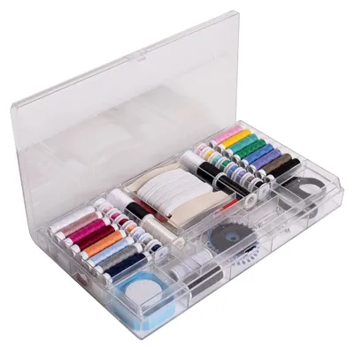 Immagine prodotto di Kit da cucito, 167 pezzi, multicolore, dimensioni 30,5 x 17,5 x 4 cm, ideale per progetti di cucito