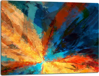 Produktbild von Glasschneidebrett Herdabdeckplatte Glaskeramikkochfeld Universal 52x40 cm Art Muster