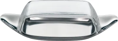 Productafbeelding van Botervak van roestvrij staal, 22 x 11 cm, met deksel van kunststof, vaatwasmachinebestendig