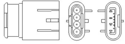 Produktbild von MAGNETI MARELLI Lambdasonde für FIAT 500 (312) Beheizt 650mm 466016355161
