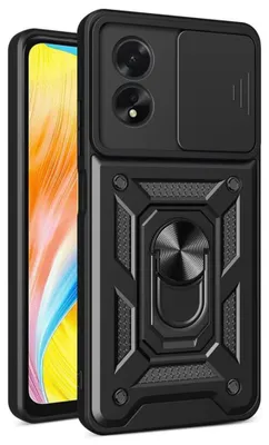 Produktbild von Techsuit Camshield Back Cover Hülle für Oppo A58 4G - Schwarz
