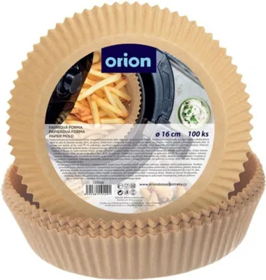 Produktbild von Papiereinlagen für fettfreies Frittierpapier 16cm 100 Stück ORION 120045