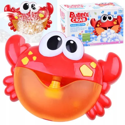 Image de Woopie Crabe Joyeux Bain Machine à Bulles Mousses