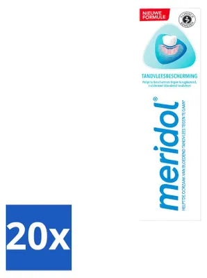 Produktbild von 20 x Meridol Zahnpasta für tägliche Zahnfleischpflege - 75 ml - Vorteilspackung - 20 Stücke