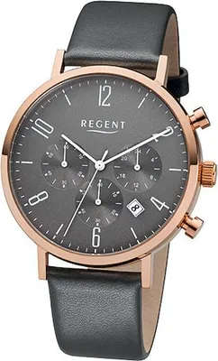 Produktbild von Regent Herrenarmbanduhr Chronograph 1837.53.12 Edelstahl F1038