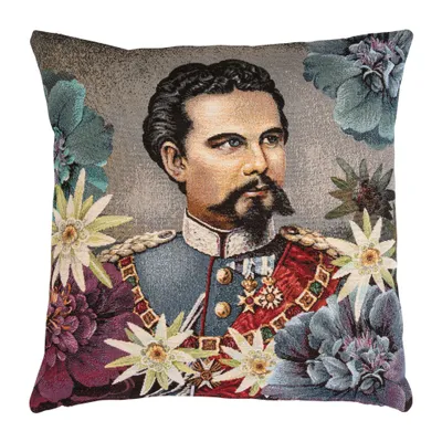 Produktbild von pad home Kissenhülle Legend Ludwig Bunt 45x45 cm