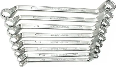 Produktbild von BRÜDER MANNESMANN M  140-08 Ringschlüsselsatz, 8-tlg., 6-22 mm, CV