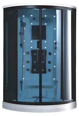 Produktbild von Duschkabine Glasdusche Duschabtrennung Komfortdusche Glaskabine 110x110 cm