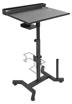 Produktbild von Tragbarer Tattoo Workstation, Tattoo Schreibtisch, Tragfähigkeit 6-7kg, Einstellbarer Höhenbereich 68-92cm, für Familien, Friseurläden, Spas, Schönheitssalons