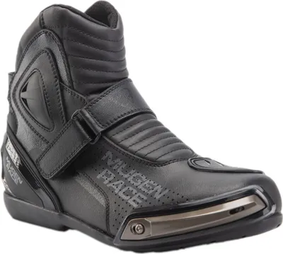 Produktbild von MUGENRACE Hurry perforierte Motorrad Stiefel, schwarz, 46