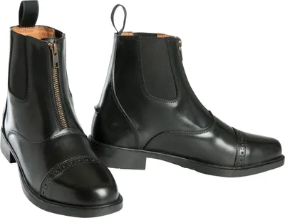 Produktbild von EQUITHÈME Zip Stiefeletten Reitstiefeletten, Farbe:Schwarz, Größe:Erwachsenengröße 44