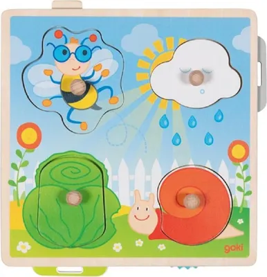 Obrázok produktu pre Goki 57340, 4 kusov, Zvieratá, 1 rok / roky