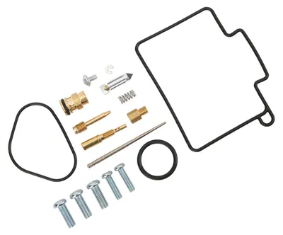 Image de Kit de réparation de carburateur pour moto, 17 pièces, pour la remise à neuf et le remplacement du carburateur de la SUZUKI RM125 (2001-2006)