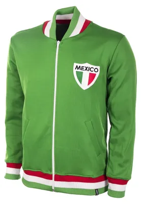 Produktbild von COPA Retrotrainingsjacke Mexiko 1970er grün L
