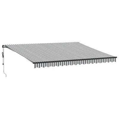 Zdjęcie produktu dla Automatyczna markiza, antracytowo-biała, 450x350 cm